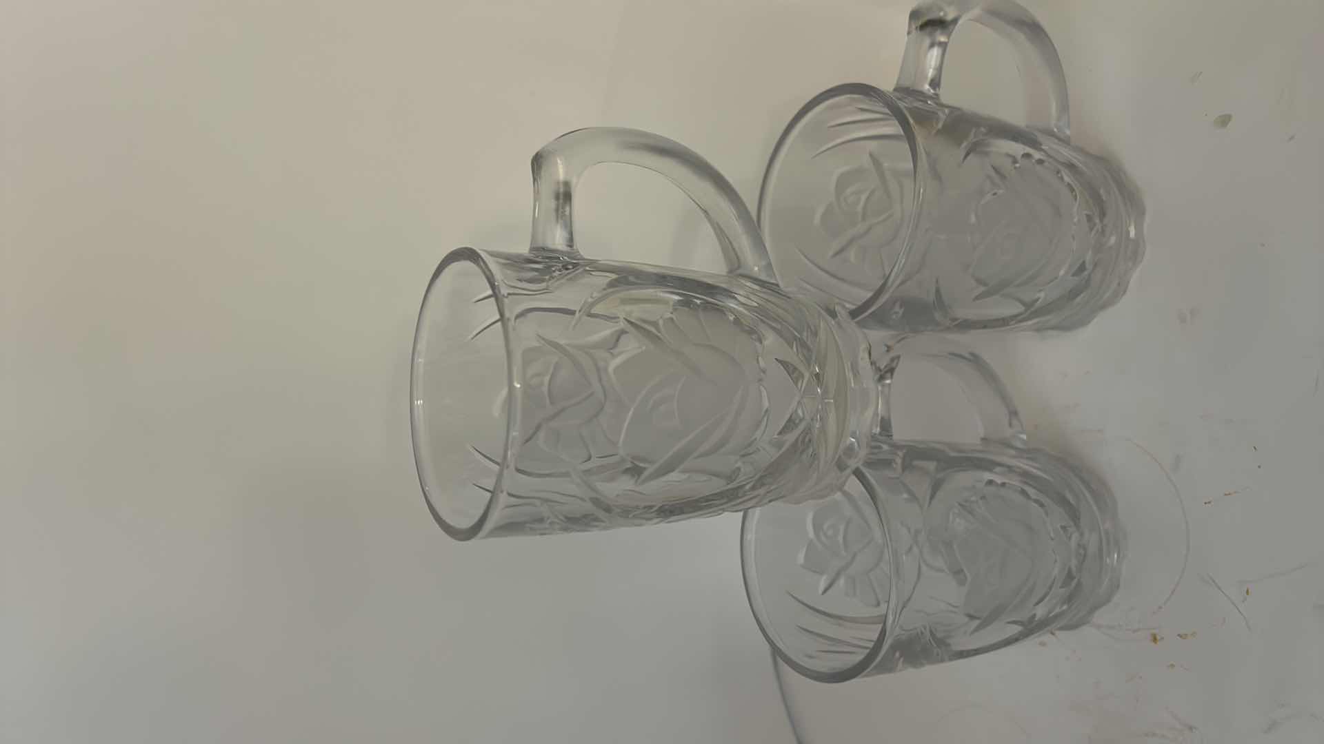 Photo 1 of VINTAGE SET OF THREE MIKASA ROSE PEARLS MUGS