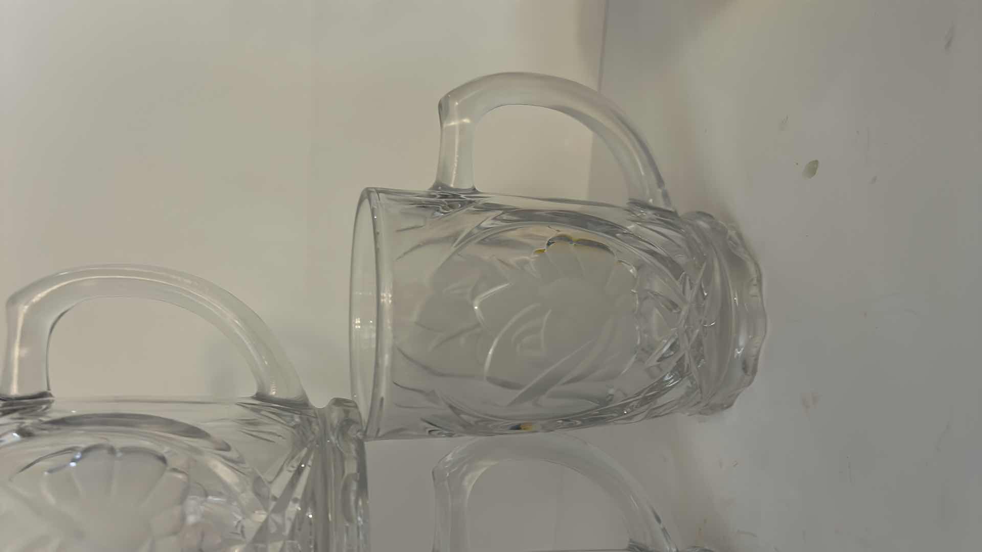 Photo 1 of VINTAGE SET OF THREE MIKASA ROSE PEARLS MUGS