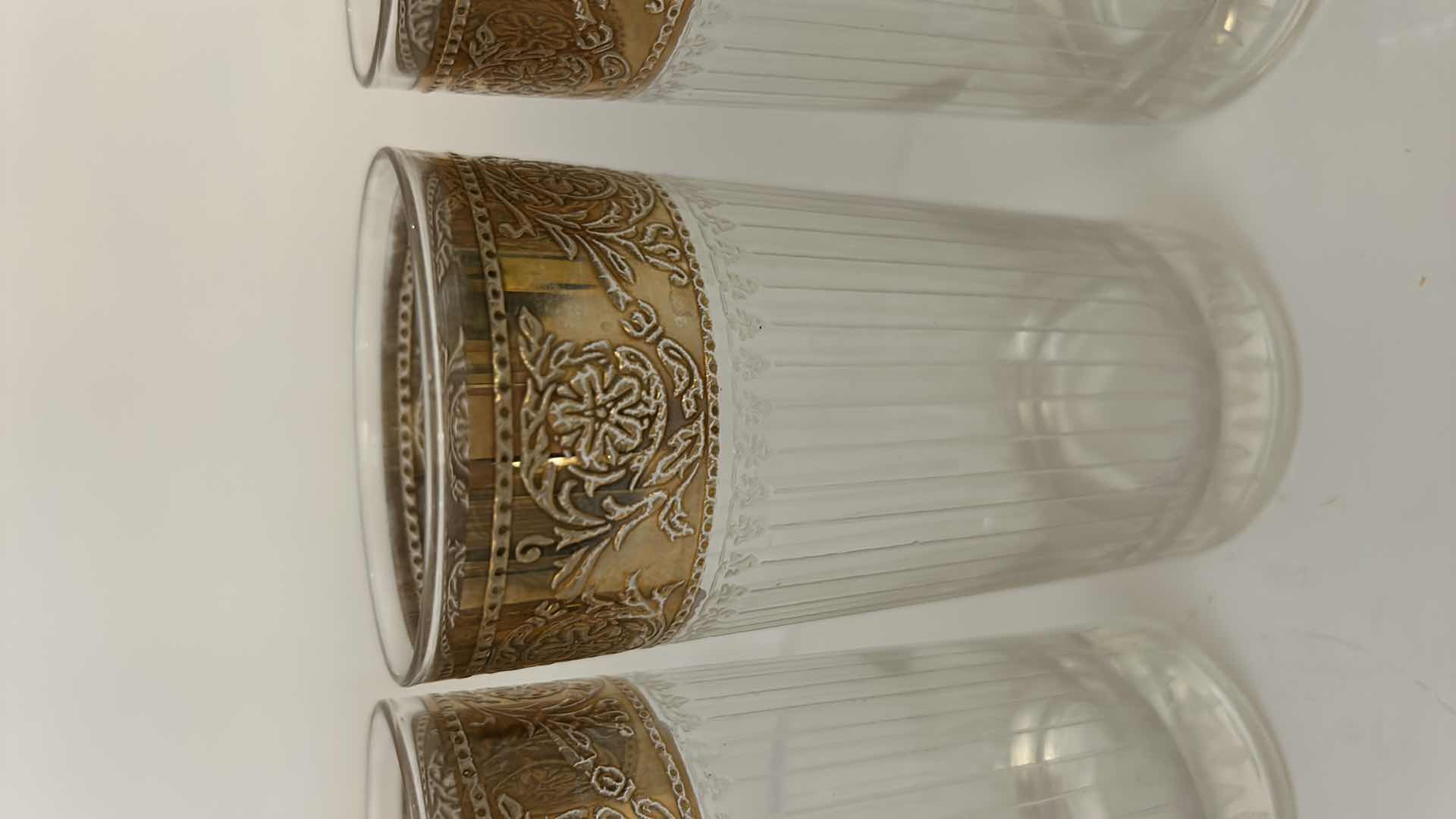 Photo 1 of VINTAGE SET OF 5 CULVER TYROL HIGHBALL GLASSES, EST VALUE $100