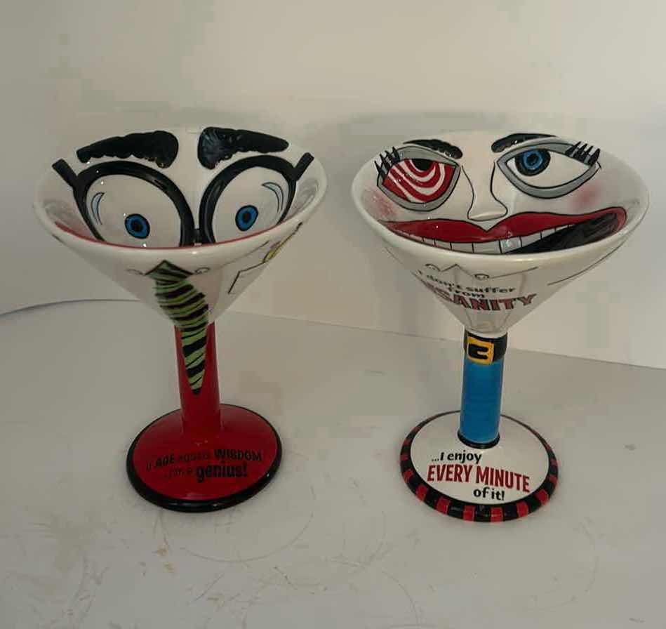 Photo 1 of COLLECTIBLE NOVELTY SET FROM THE POPULAR "TIPSY-TINI" LINE PRODUCED BY GRASSLANDS ROAD $45