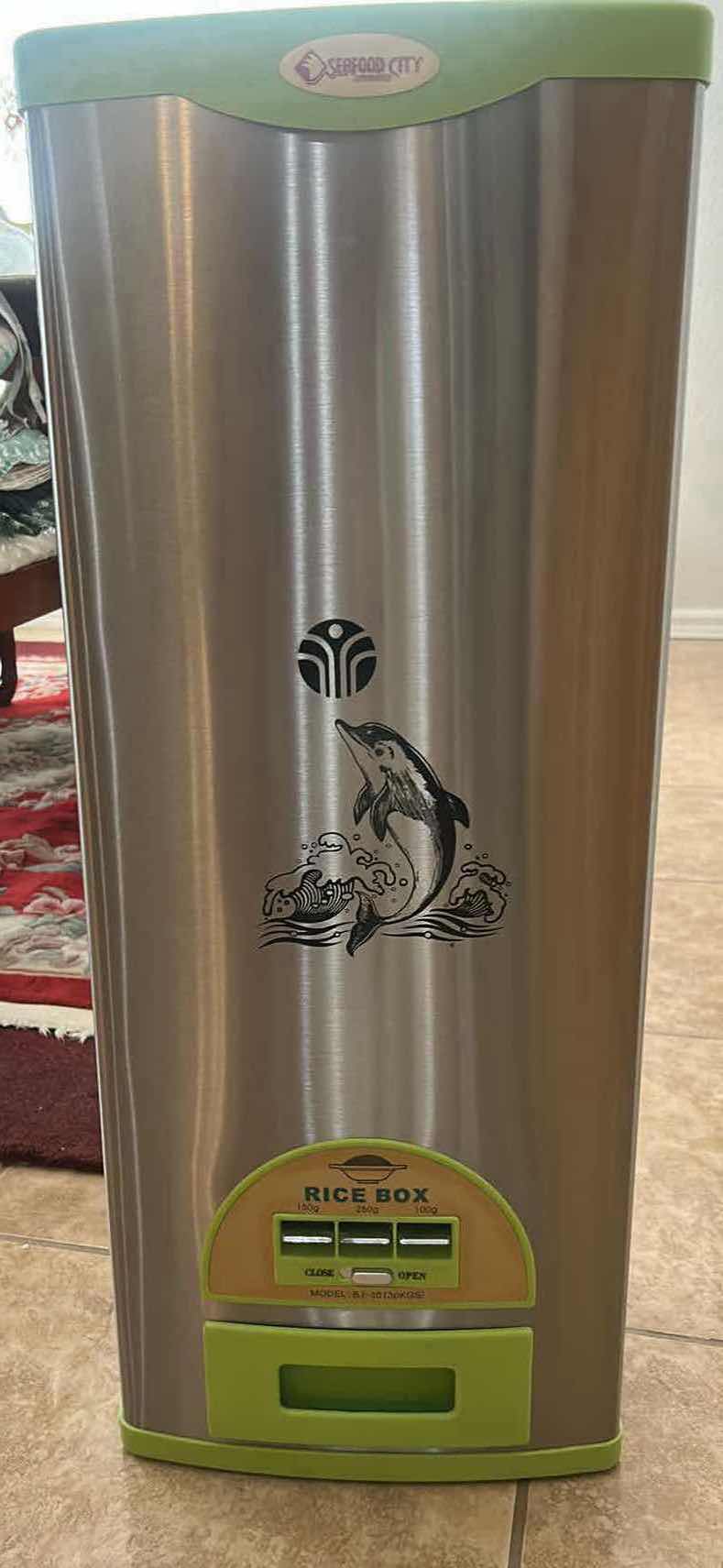 Photo 1 of STAINLESS STEEL RICE STORAGE & DISPENSING CONTAINER
H30”