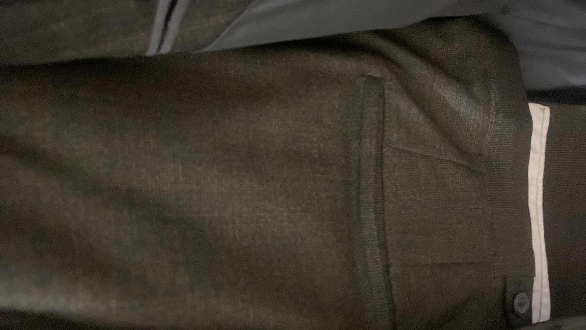 Photo 1 of HAND FASHIONED MEN’S SUIT FROM HONG KONG ESTIMATED SIZE 36 TO 40