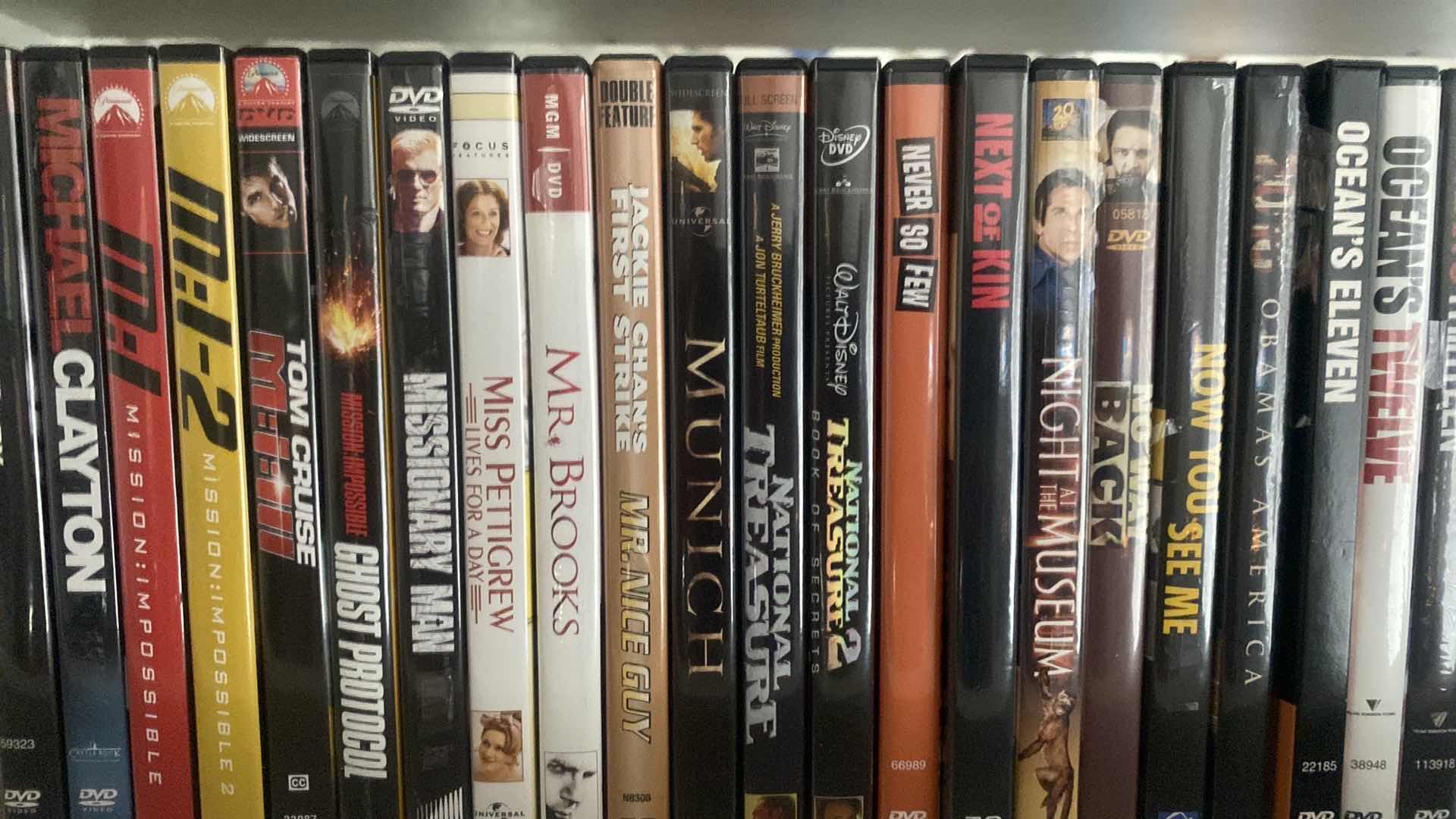 Photo 1 of SHELF OF 150 DVD MOVIES SEE PICTURES