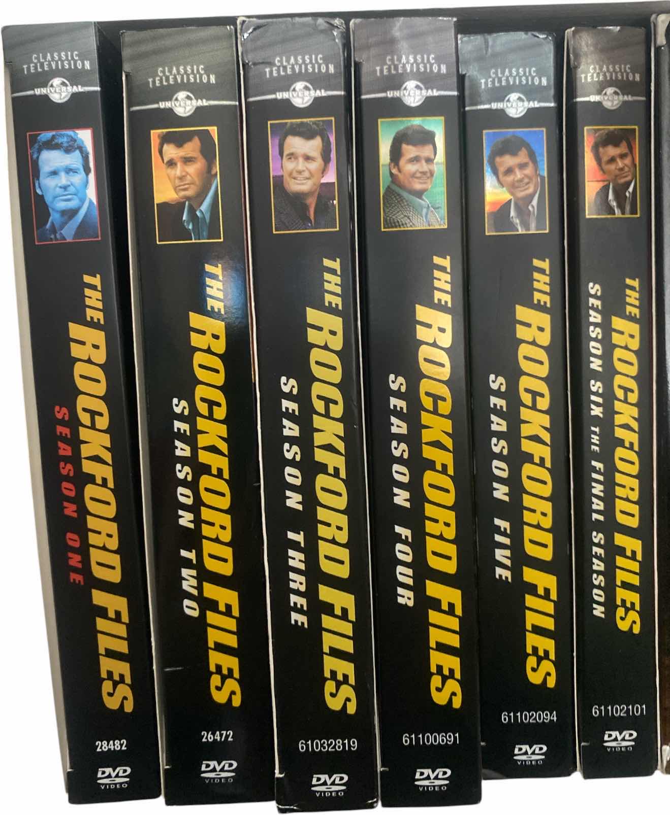 Photo 1 of THE ROCKFORD FILES SEASONS, ONE THROUGH SIX DVD COLLECTION
