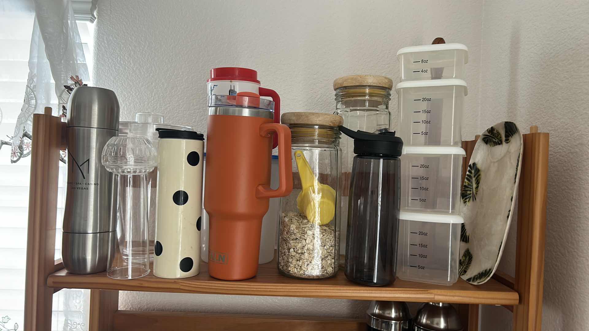 Photo 1 of ASSORTED DRINKWARE & KITCHEN STORAGE INCLUDING INSULATED TUMBLERS, TRAVEL BOTTLES, & MORE
