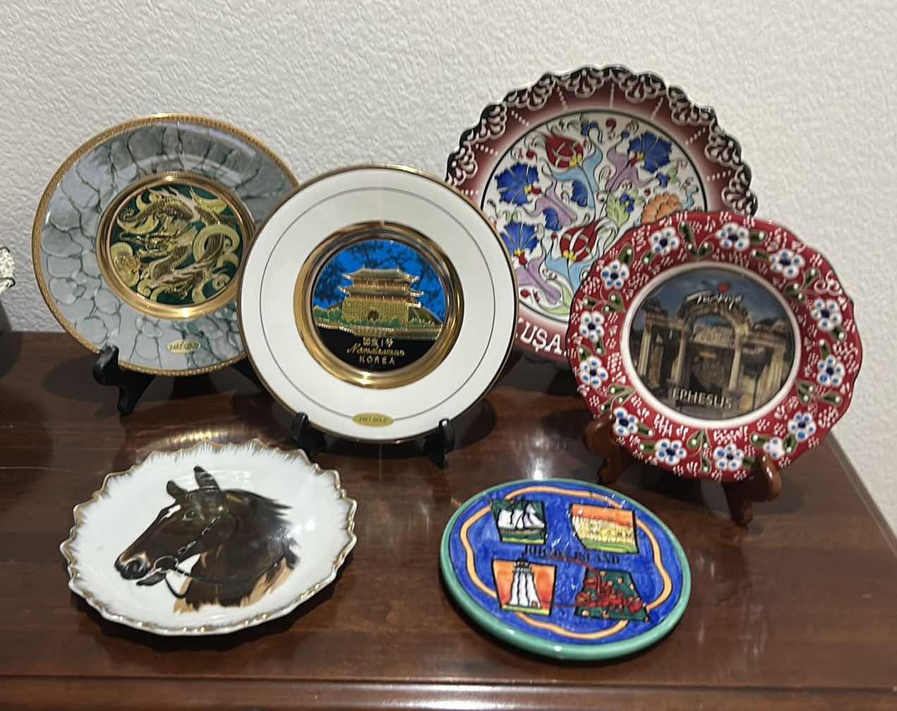 Photo 1 of SIX DECORATIVE PLATES