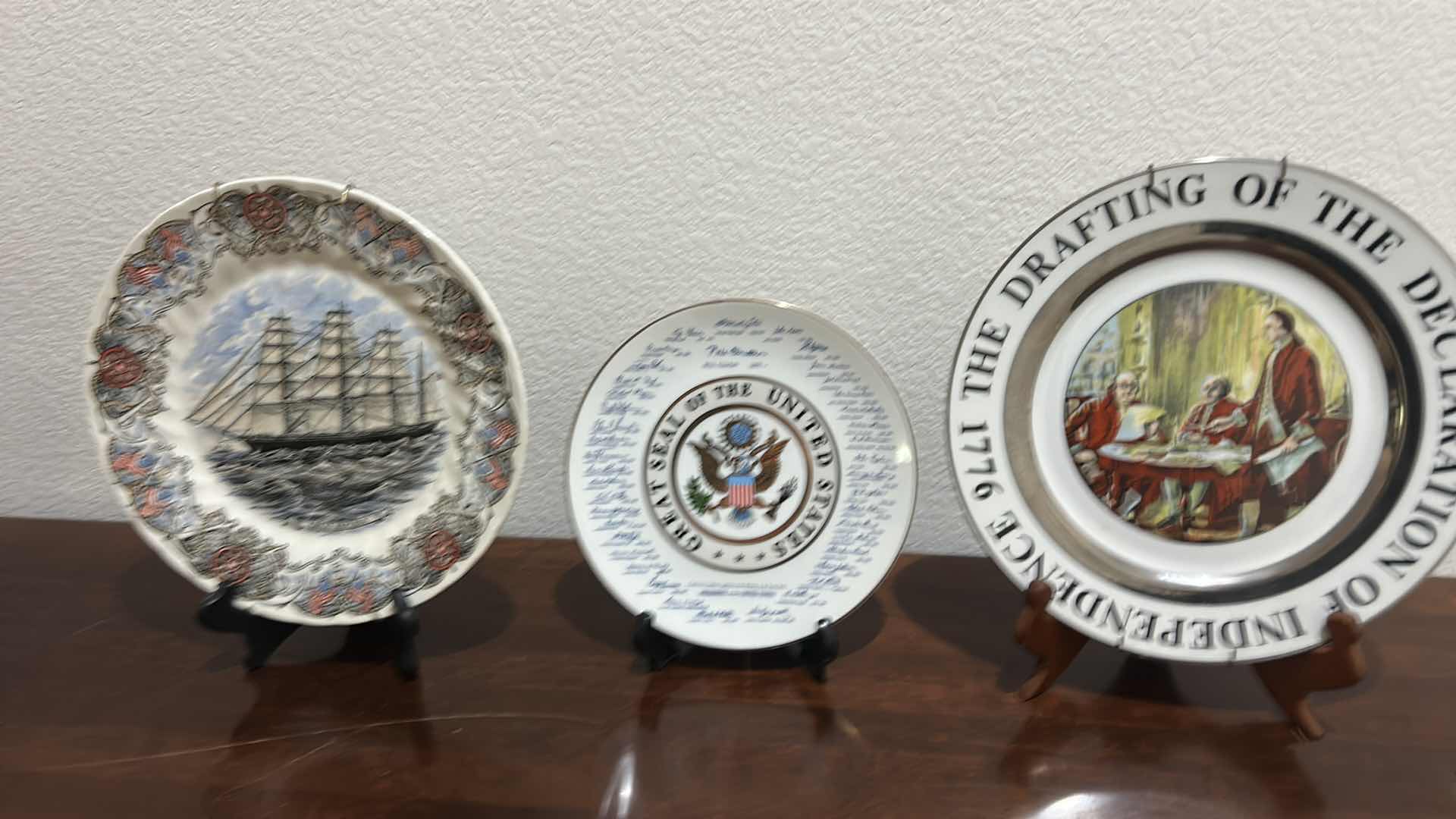 Photo 1 of 3-COMMEMORATIVE SOUVENIR COLLECTOR PLATES