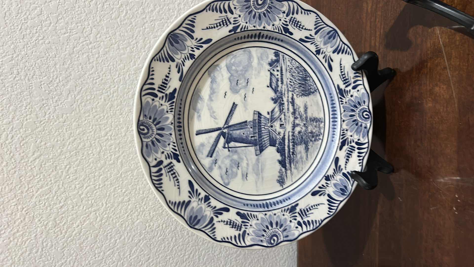 Photo 1 of 3-BLUE & WHITE EUROPEAN SOUVENIR COLLECTOR PLATES