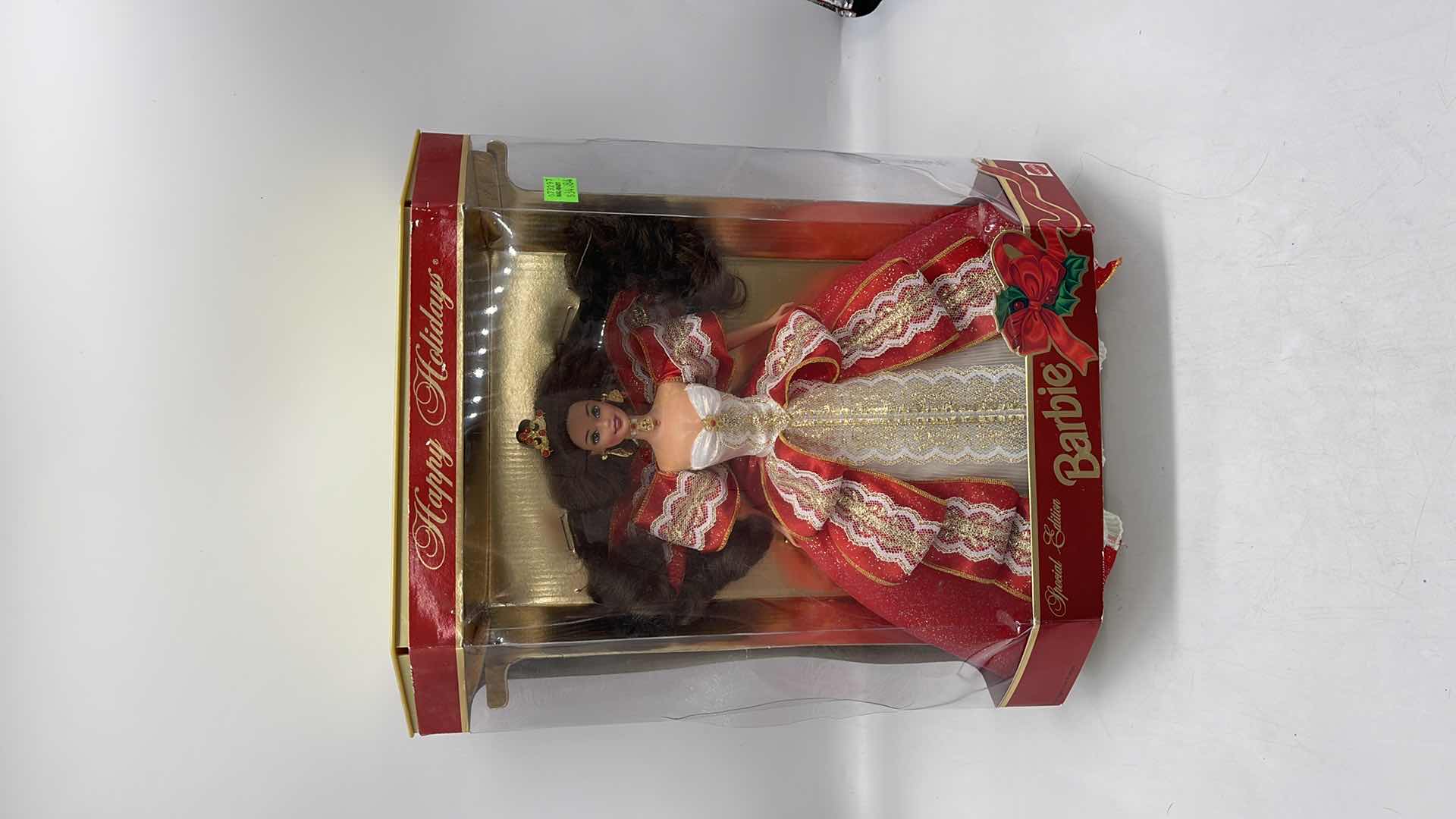 Photo 1 of RARE RECALLED ERROR 1997 HAPPY HOLIDAYS BARBIE SPECIAL EDITION APPROX VALUE $199