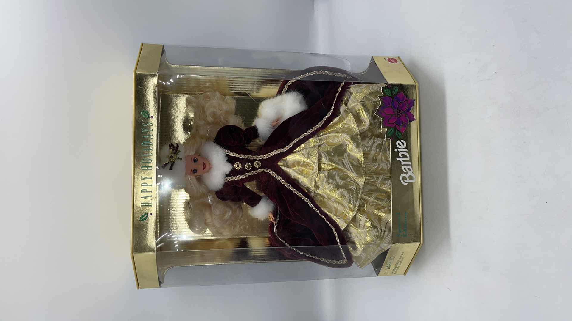 Photo 1 of RARE 1996 HAPPY HOLIDAYS BARBIE APPROX VALUE $600