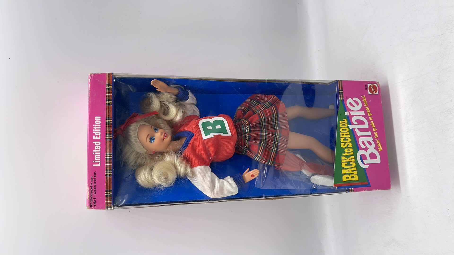 Photo 1 of 1992 BACK TO SCHOOL BARBIE LIMITED EDITION APPROX VALUE $50