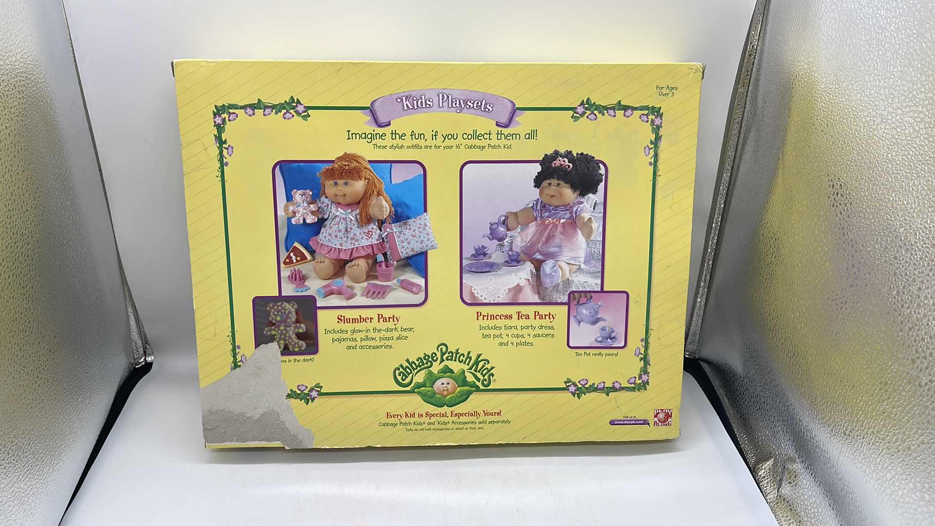 Photo 2 of CABBAGE PATCH KIDS PLAY ALONG SLUMBER PARTY PLAYSET 16” APPROX VALUE $55