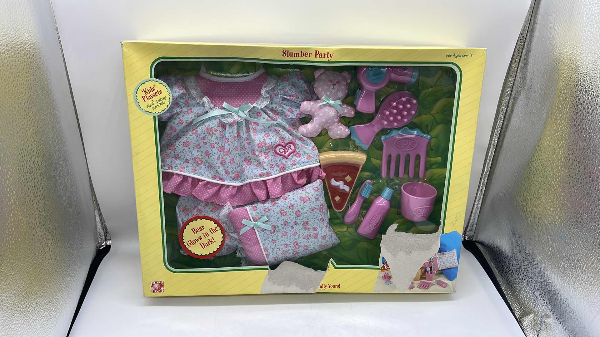 Photo 1 of CABBAGE PATCH KIDS PLAY ALONG SLUMBER PARTY PLAYSET 16” APPROX VALUE $55