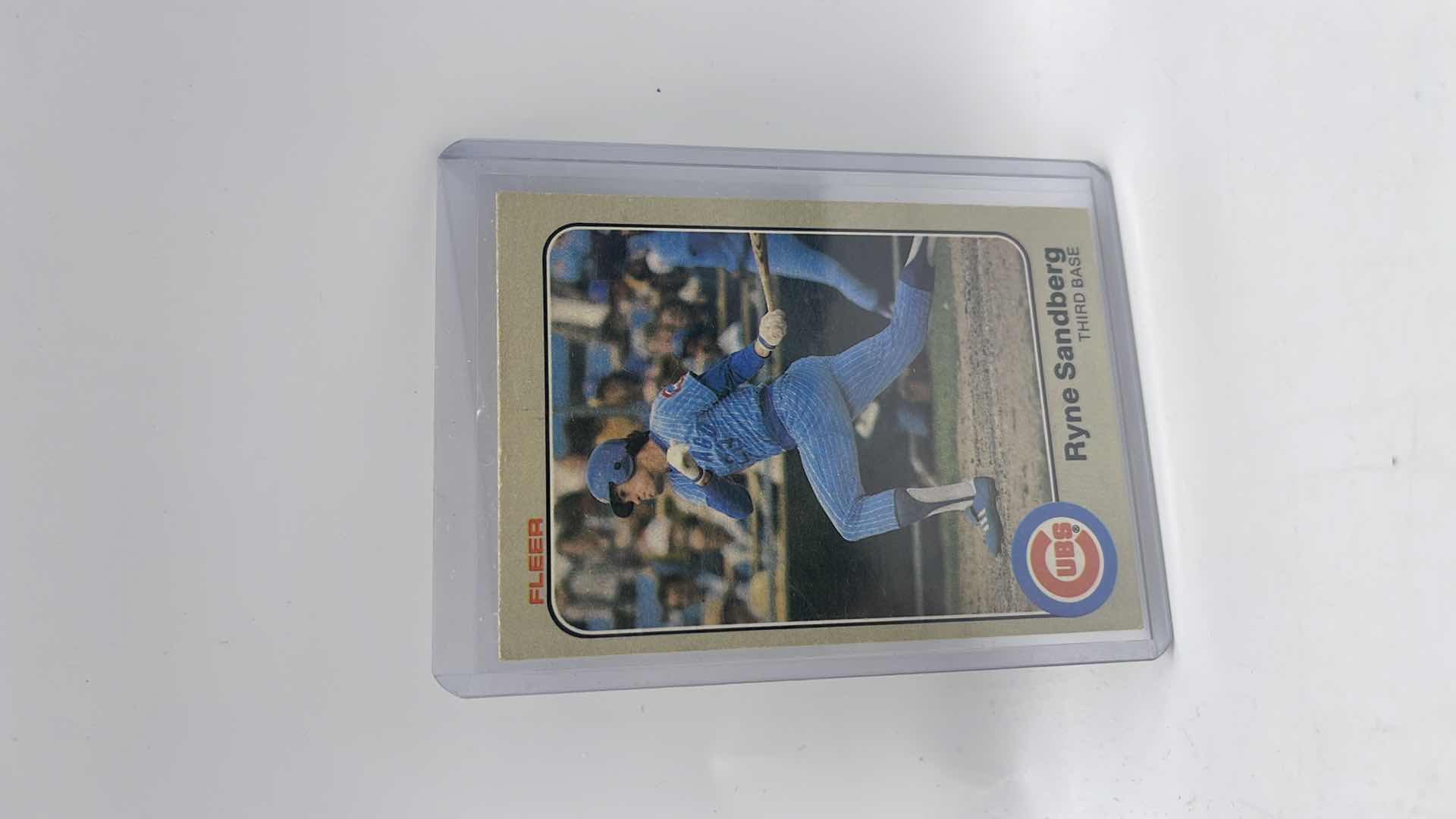 Photo 1 of 1983 RYNE SANDBERG FLEER ROOKIE CARD 507 APPROX VALUE $200