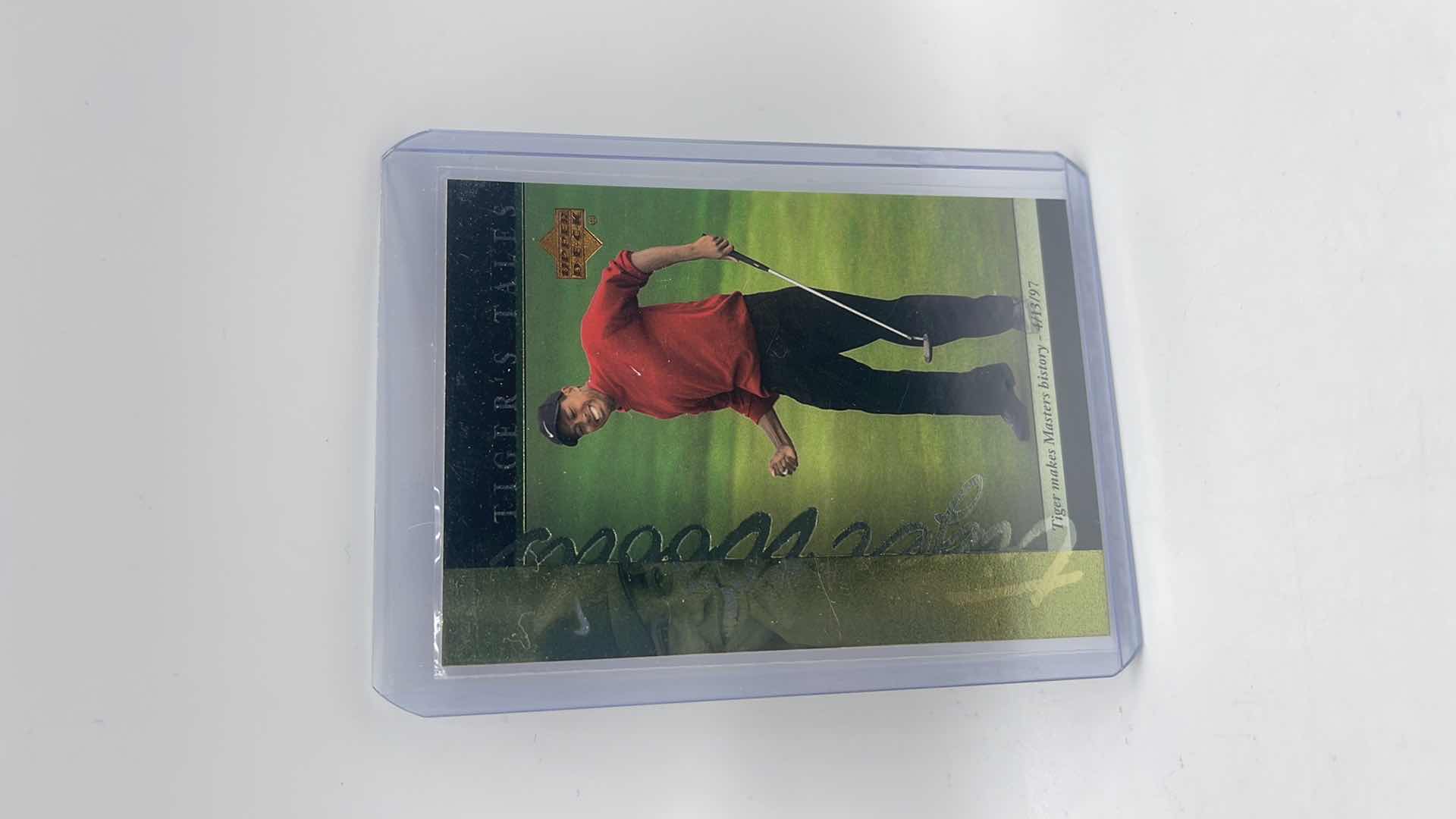 Photo 1 of 2001 TIGER WOODS UPPER DECK ROOKIE CARD TT15 APPROX VALUE $75