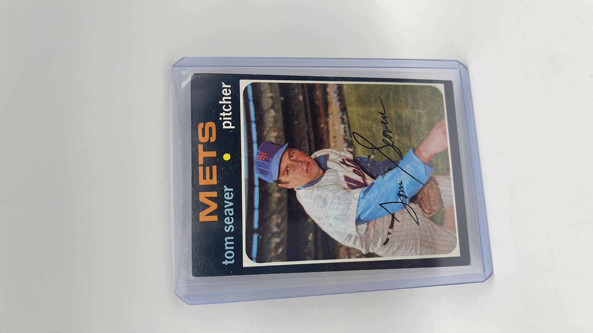 Photo 1 of 1971 TOM SEAVER TOPPS 
CARD 160 APPROX VALUE $175