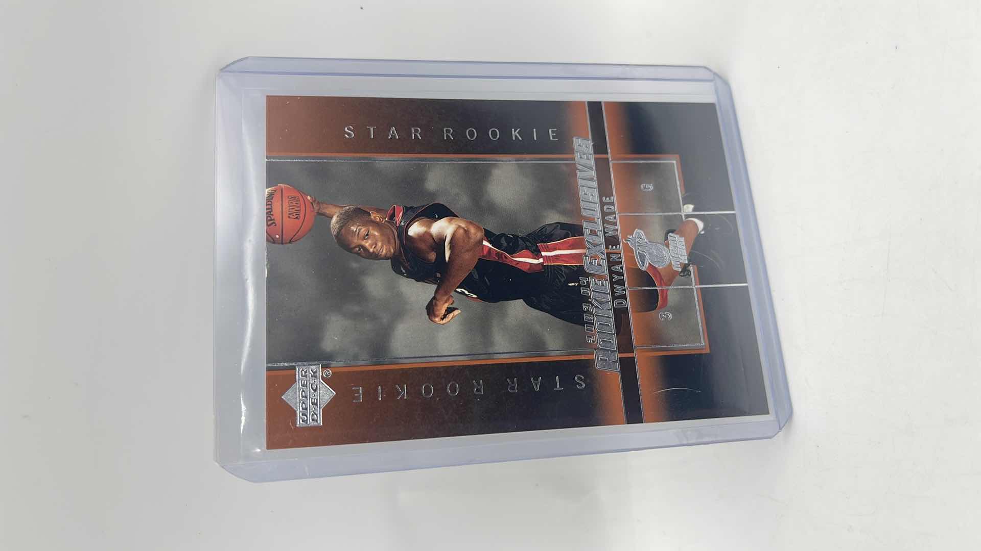Photo 1 of 2003-04 DWYANE WADE UPPER DECK ROOKIE CARD 5 APPROX VALUE $100