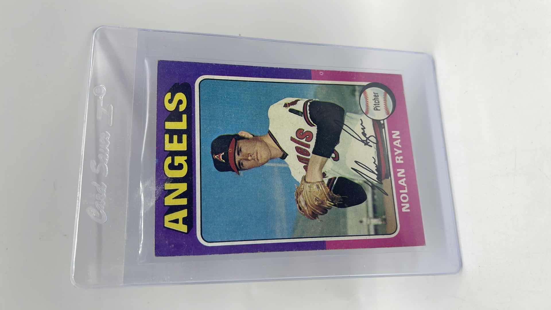 Photo 1 of RARE 1975 NOLAN RYAN TOPPS CARD 500 APPROX VALUE $800