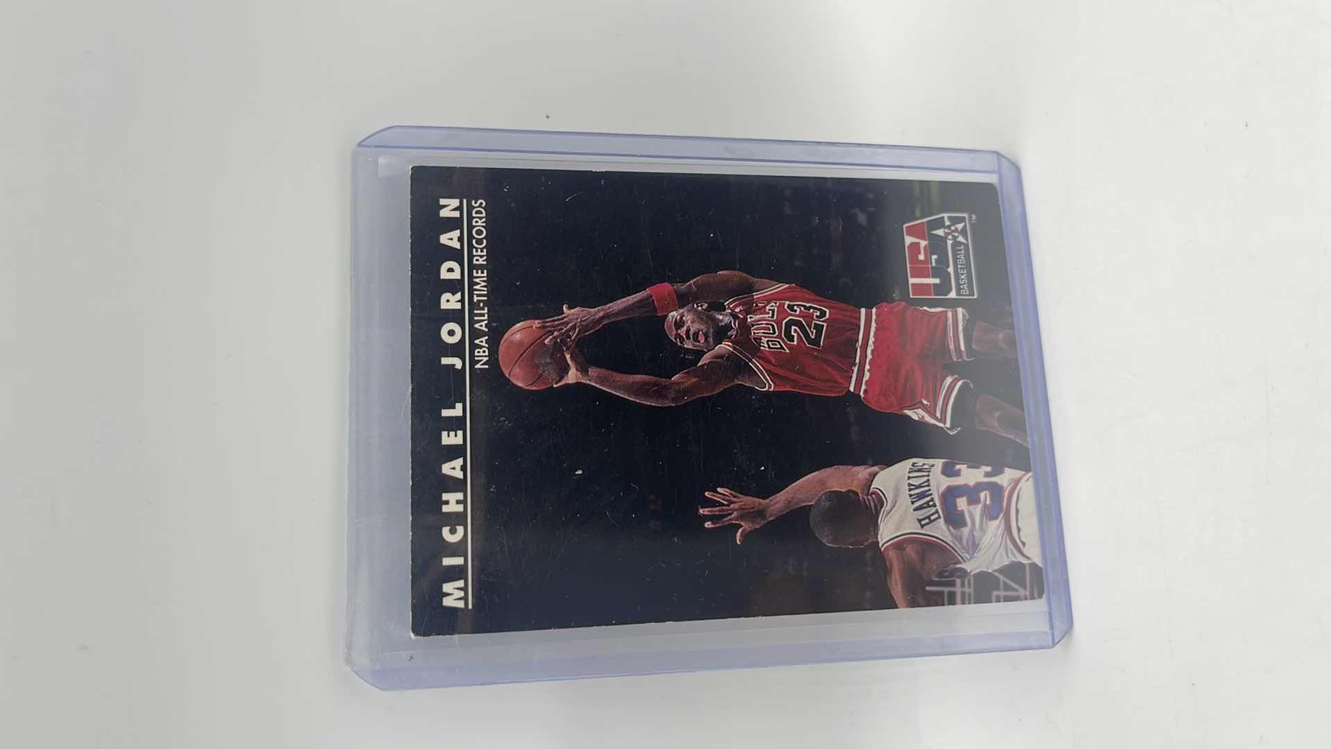 Photo 1 of 1992 MICHAEL JORDAN SKYBOX USA OLYMPIC CARD 45 APPROX VALUE $65