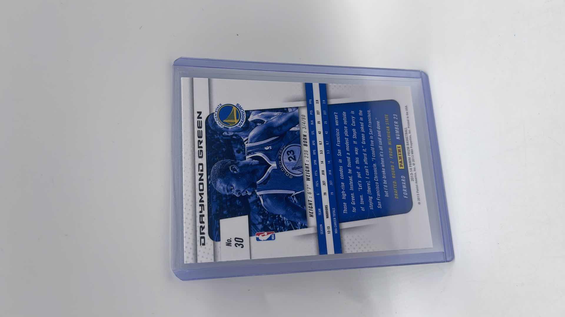 Photo 2 of 2013-14 DRAYMOND GREEN PANINI ROOKIE CARD 30 APPROX VALUE $75