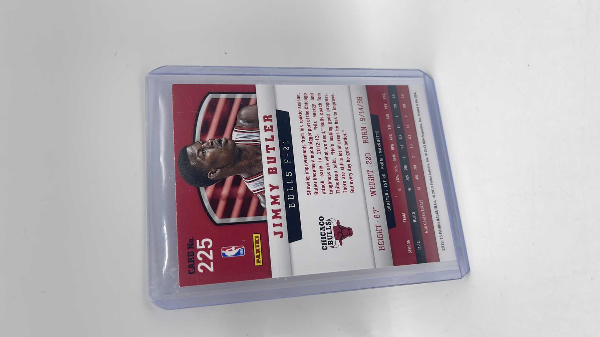 Photo 2 of 2012-13 JIMMY BUTLER PANINI ROOKIE CARD 225 APPROX VALUE $125