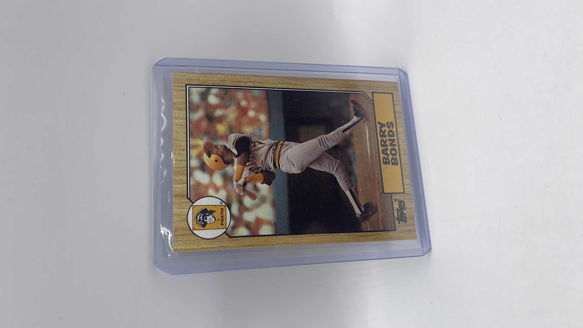 Photo 1 of 1987 BARRY BONDS TOPPS ERROR CARD 320 APPROX VALUE $1800