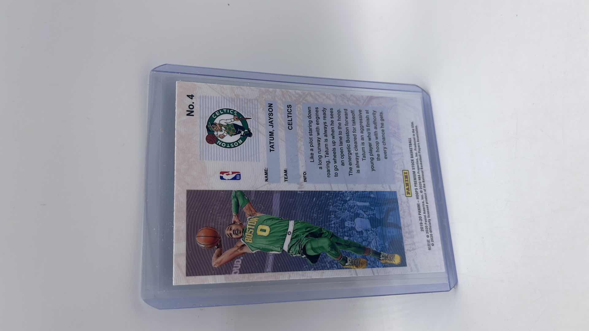 Photo 2 of 2019-20 JAYSON TATUM PANINI CARD 4