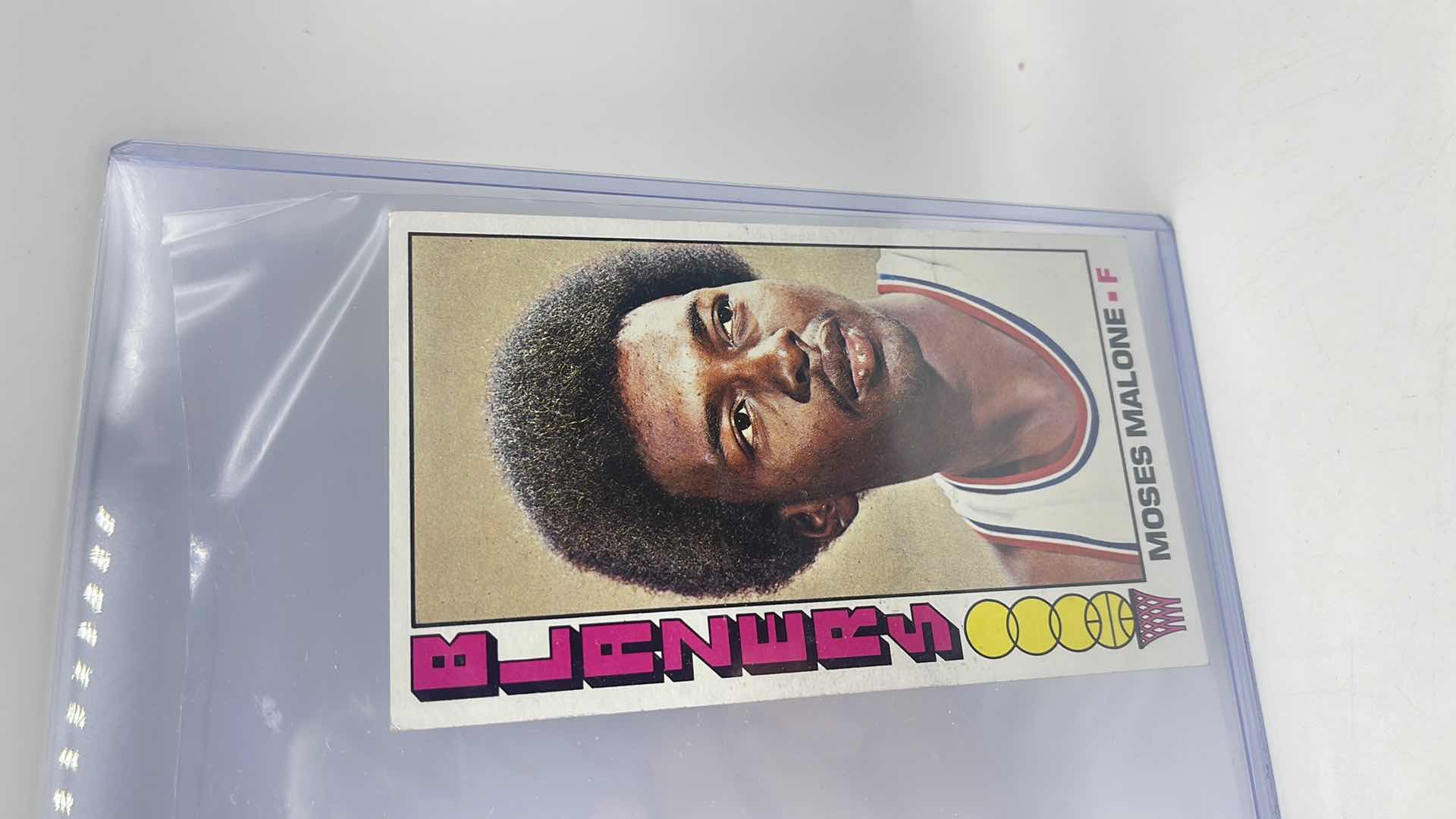 Photo 1 of 1976 MOSES MALONE TOPPS CARD 101 APPROX VALUE $180