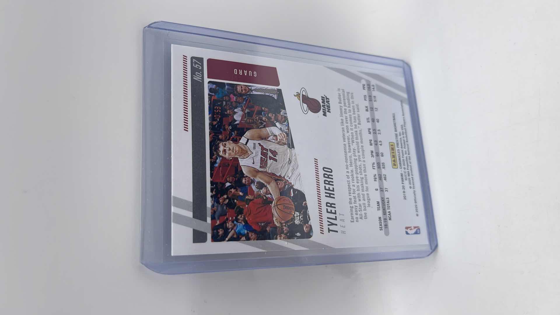 Photo 2 of 2019-20 TYLER HERRO PANINI ROOKIE CARD 57