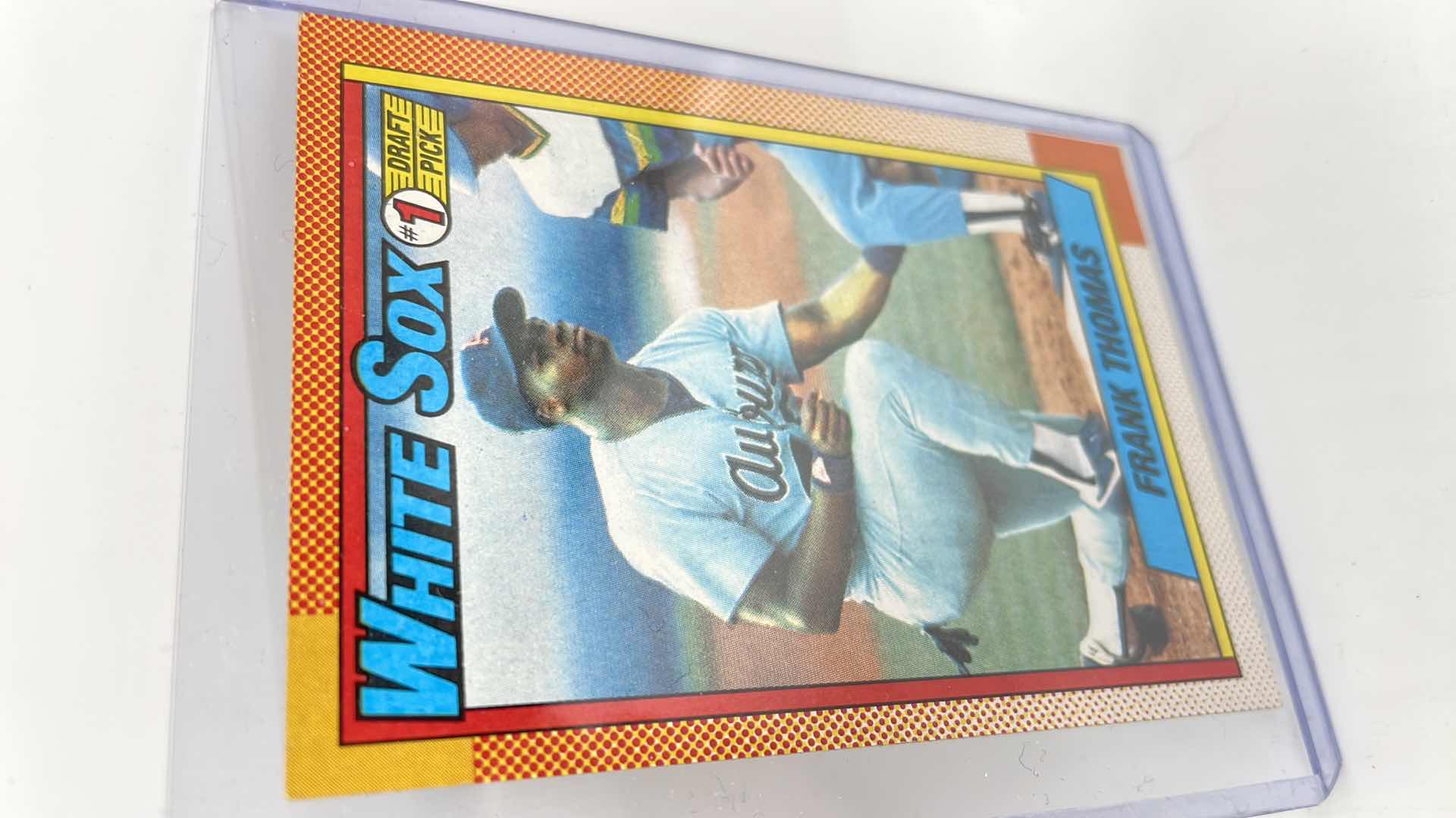 Photo 1 of 1990 FRANK THOMAS TOPPS ROOKIE CARD 414