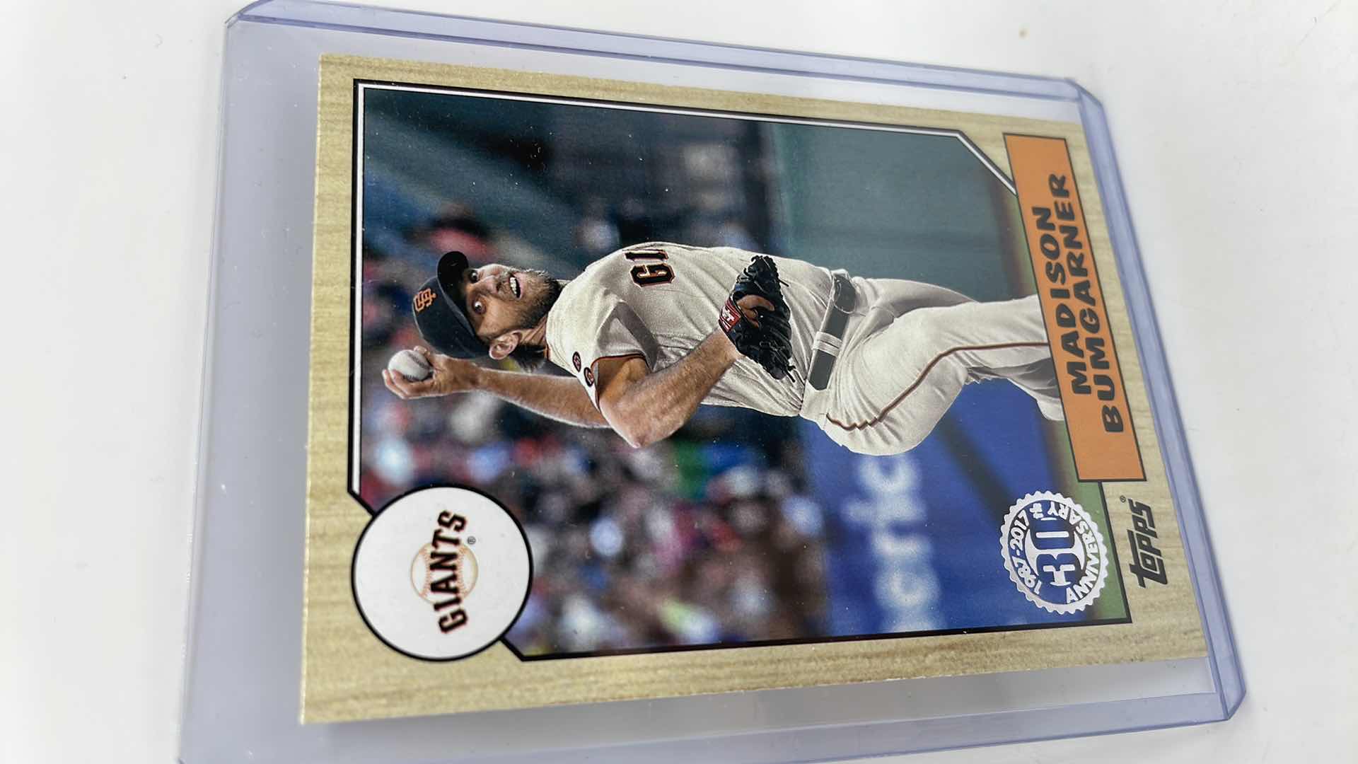 Photo 1 of 2017 MADISON BUMGARNER TOPPS CARD 87-54