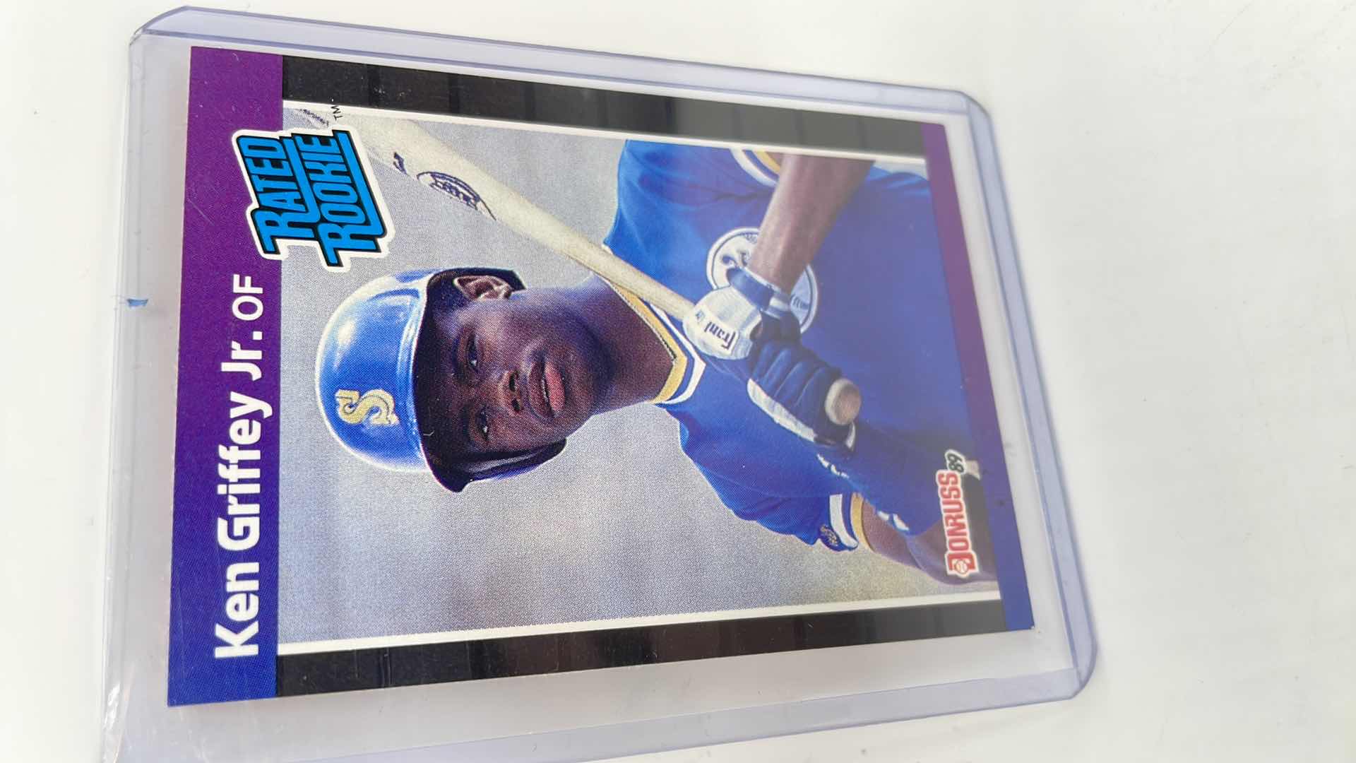 Photo 1 of 1989 KEN GRIFFEY JR. DONRUSS RATED CARD 33