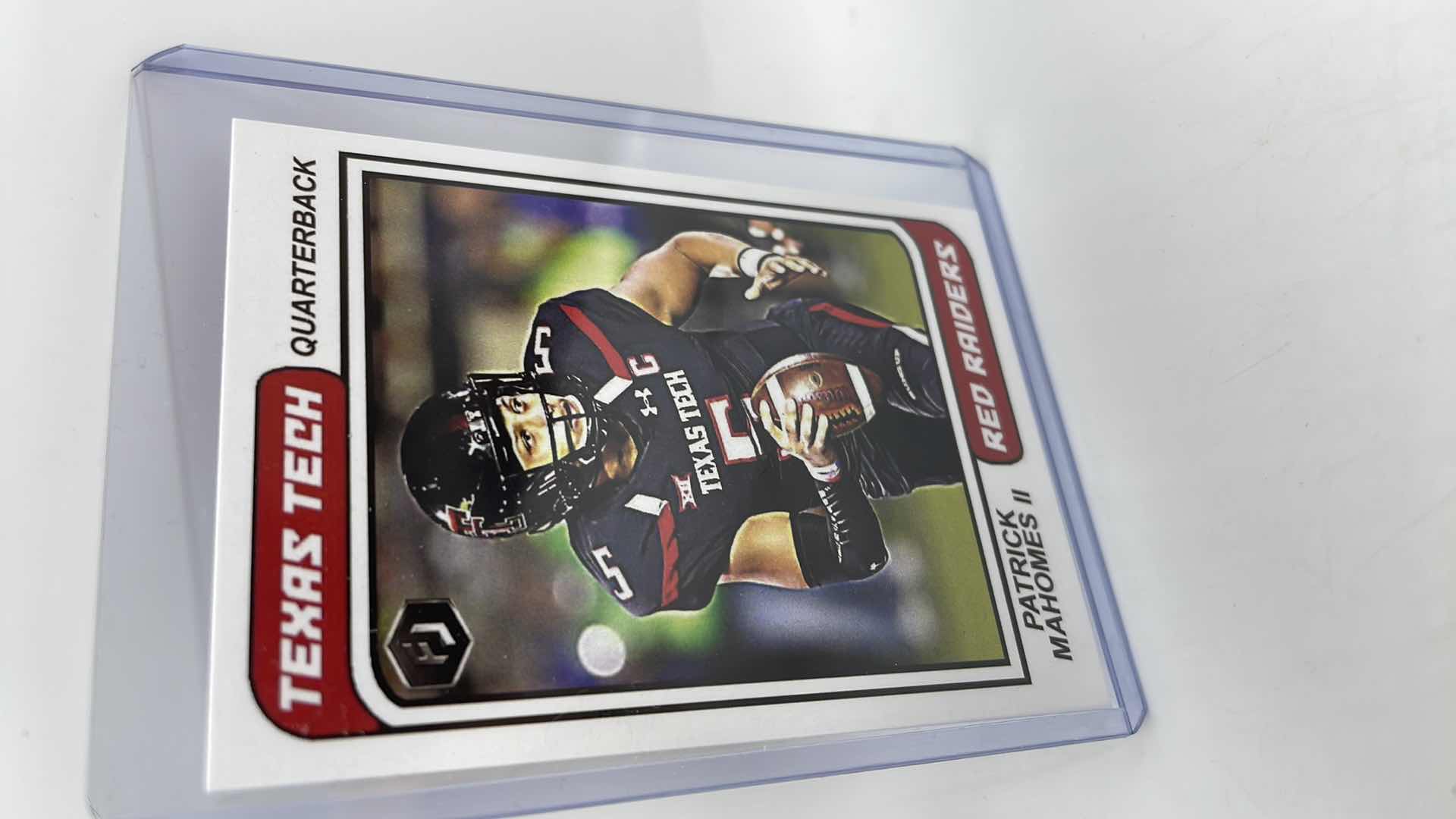 Photo 1 of 2016 PATRICK MAHOMES TEXAS TECH ROOKIE CARD