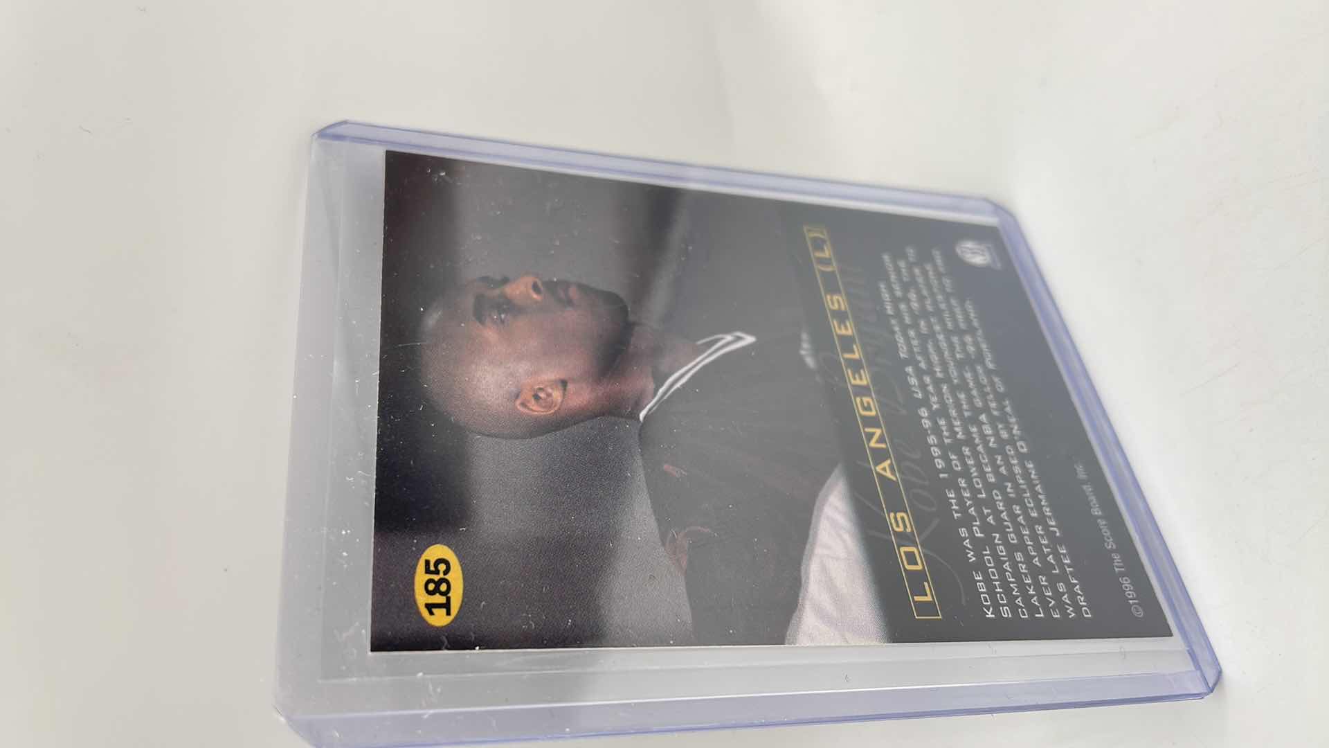 Photo 2 of 1996 KOBE BRYANT SCORE BORAD ROOKIE CARD 185