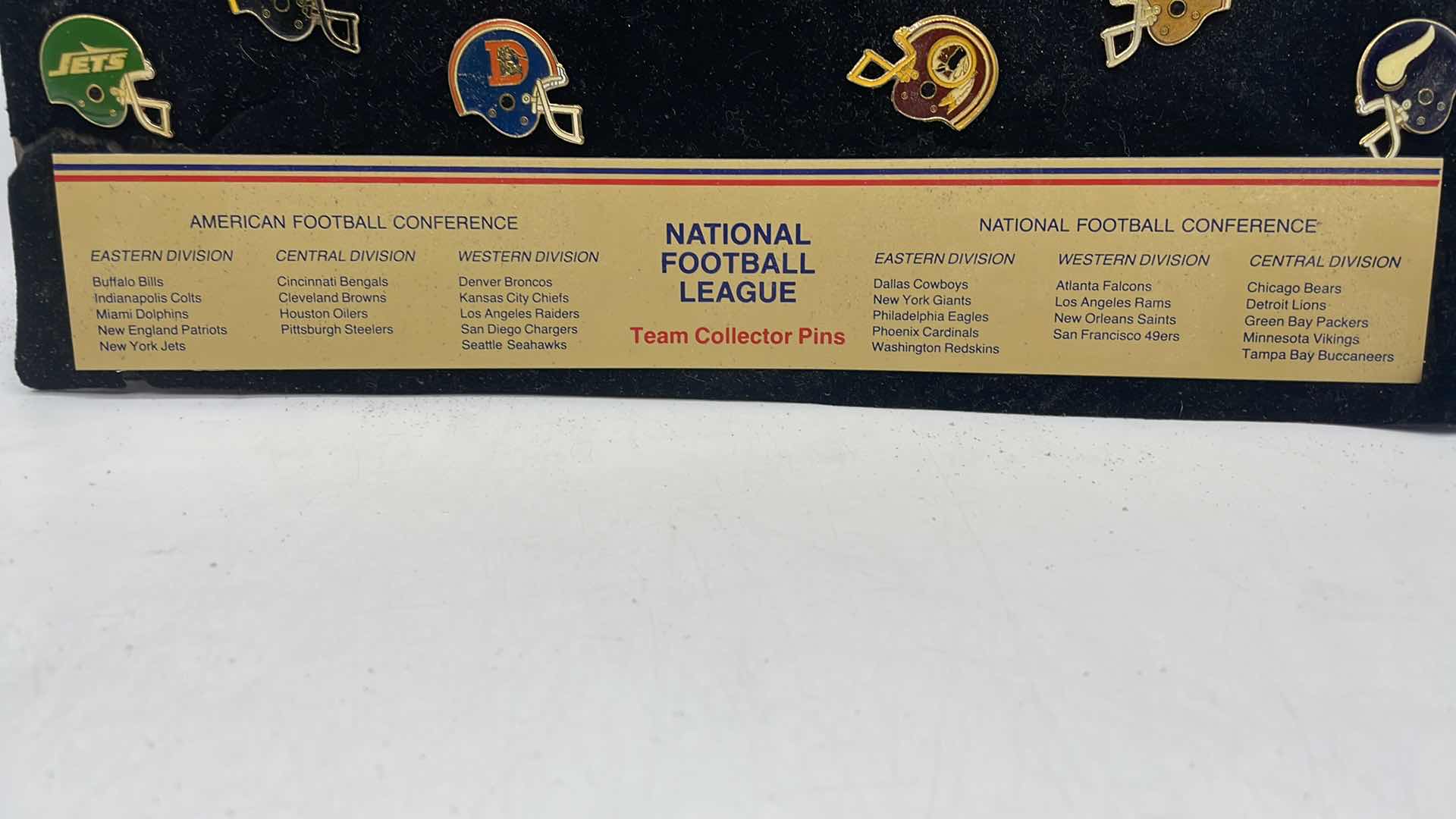 Photo 2 of VINTAGE NATIONAL FOOTBALL LEAGUE TEAM COLLECTOR PINS