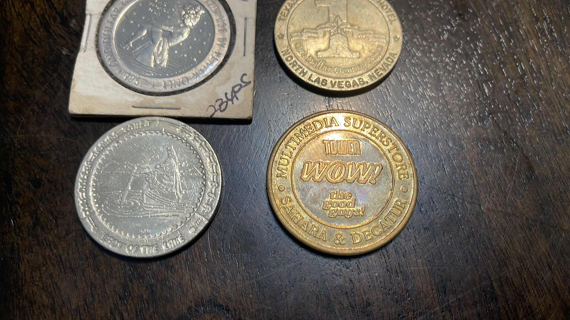 Photo 2 of 6 VINTAGE CASINO COINS