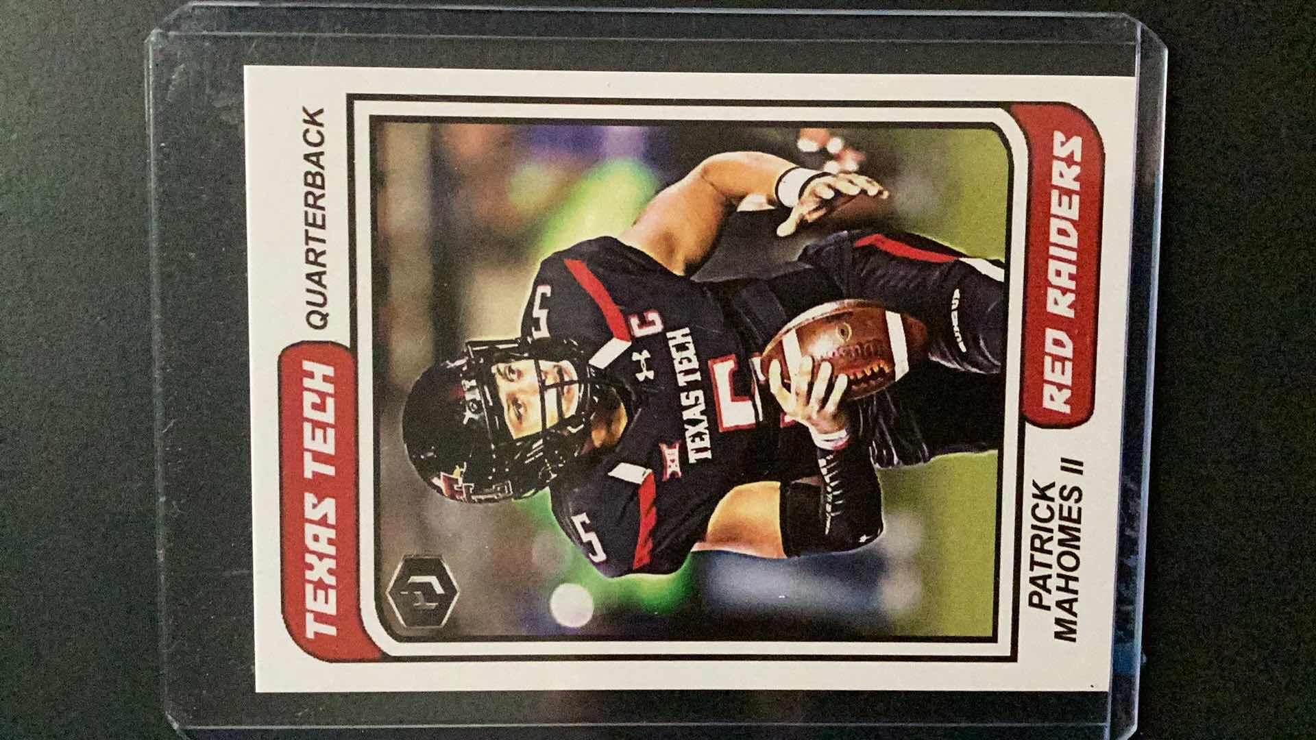 Photo 1 of 2016 PATRICK MAHOMES II FUTURE JERSEYS COLLEGE CARD TEXAS TECH RED RAIDERS