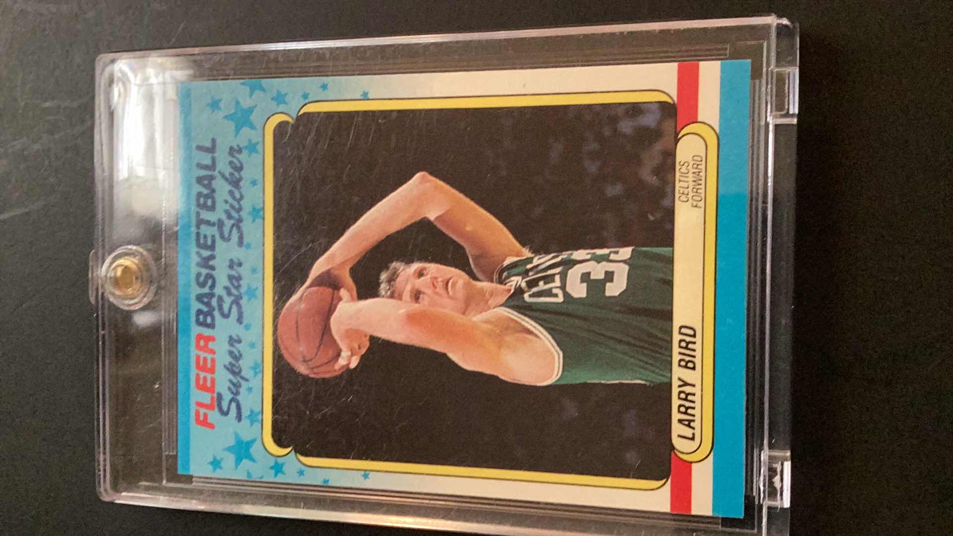 Photo 1 of 1988 FLEER LARRY BIRD STICKER #11