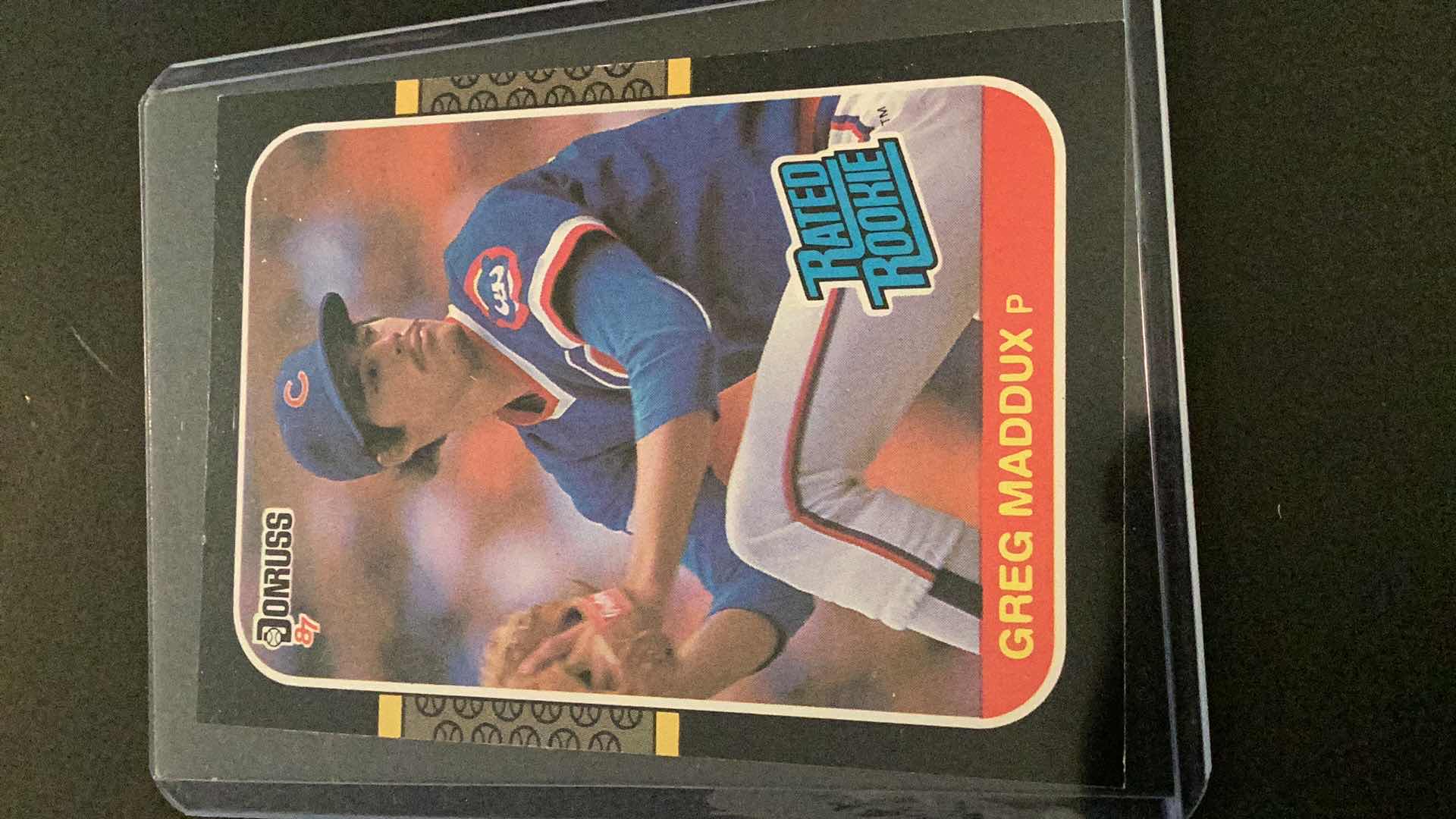 Photo 1 of 1987 DONRUSS RATEED ROOKIE GREG MADDUX # 36