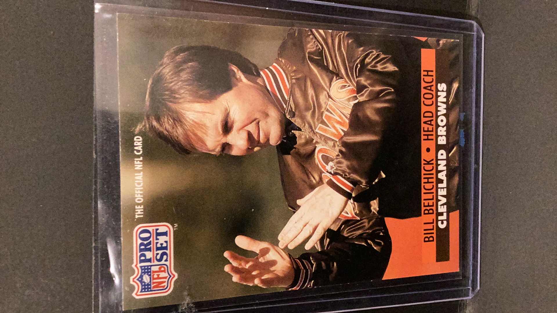 Photo 1 of 1991 NFL PRO SET BILL BELICHICK COACHING ROOKIE CARD # 126