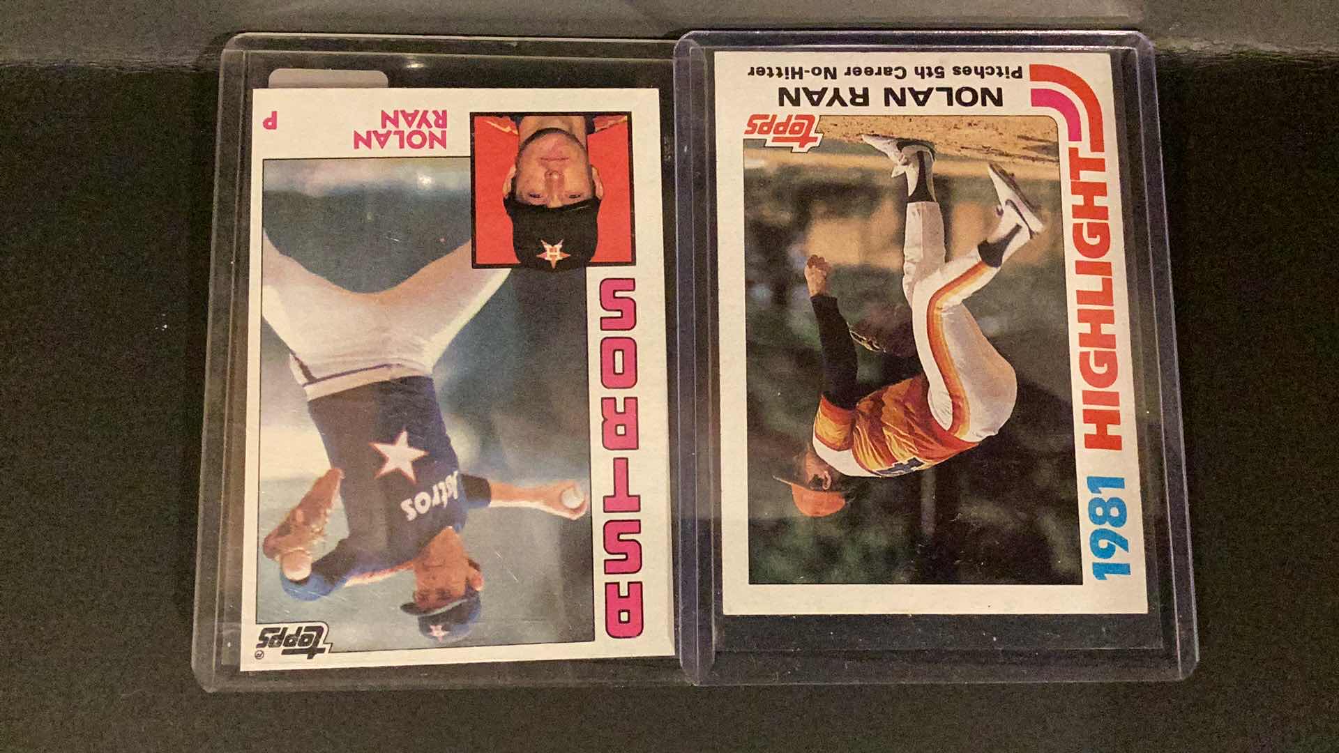 Photo 1 of 1981 & 1984 TOPPS NOLAN RYAN BASEBALL CARDS