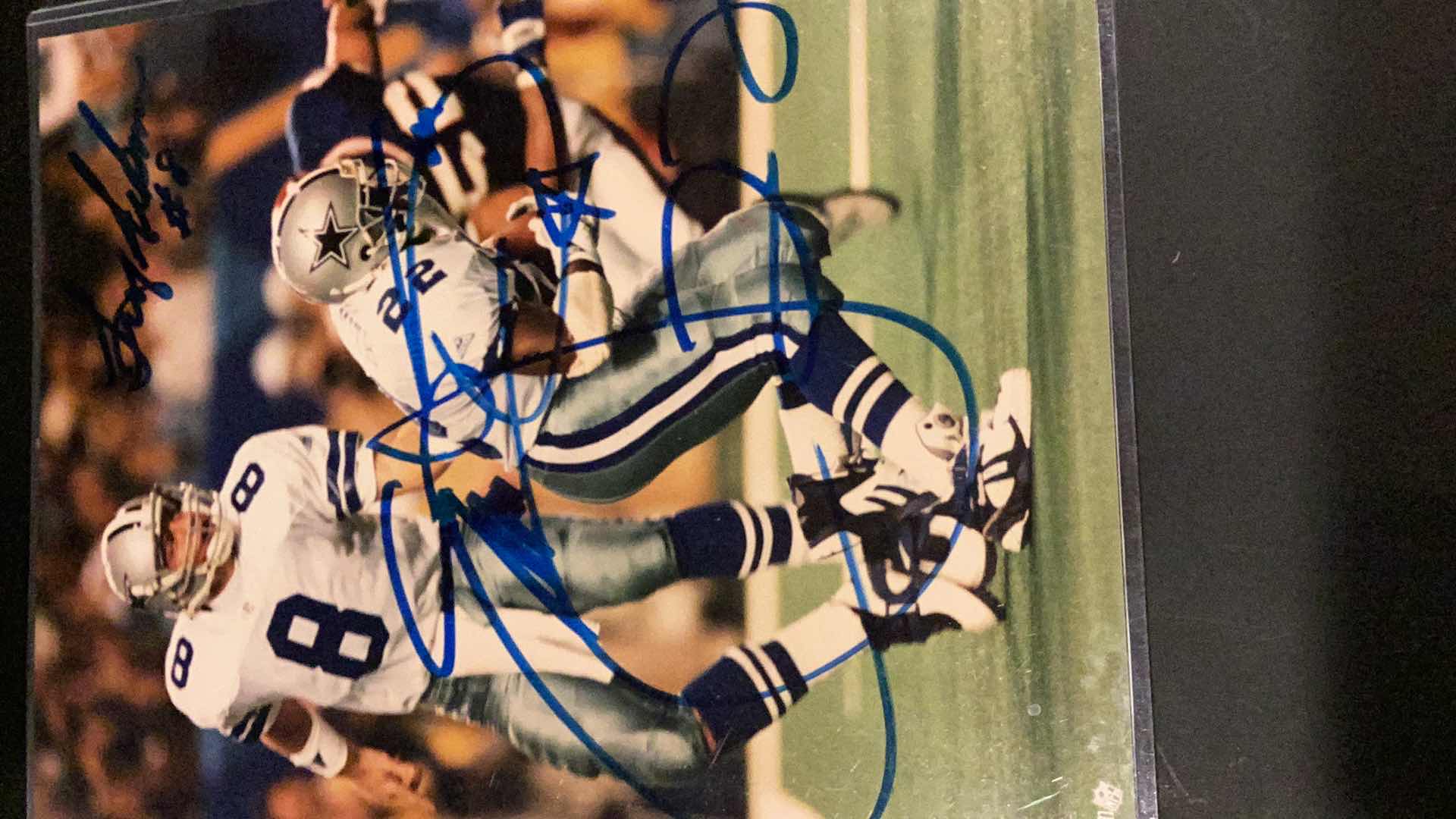 Photo 3 of DOUBLE AUTOGRAPHED TROY AIKMAN AND EMMIT SMITH 8 X 10