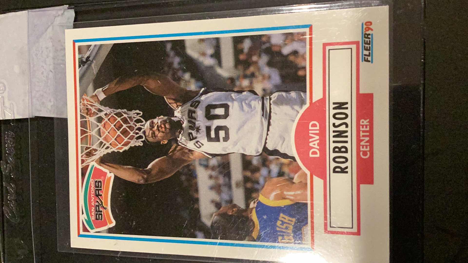 Photo 1 of 1990 FLEER #172 DAVID ROBINSON ROOKIE