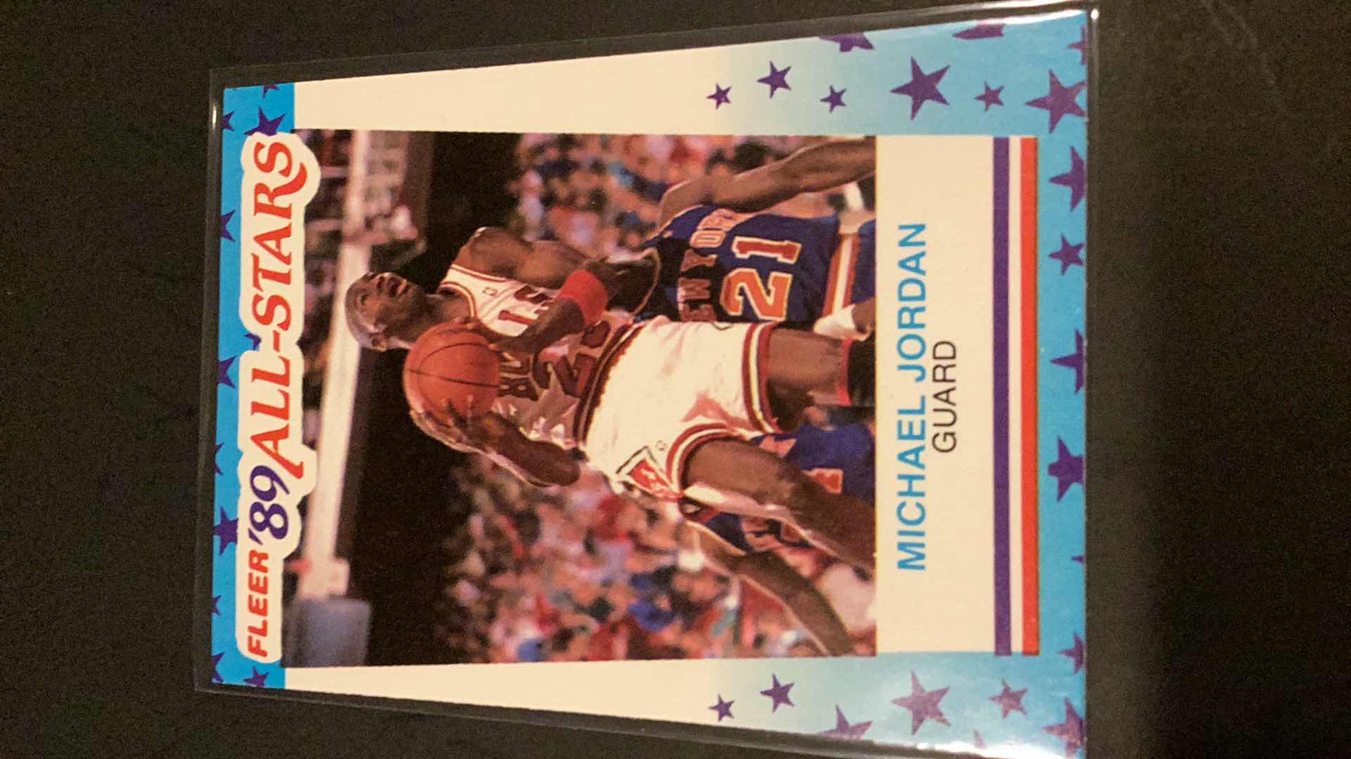 Photo 1 of 1989 FLEER #3 MICHAEL JORDAN SAAL STAR STICKER