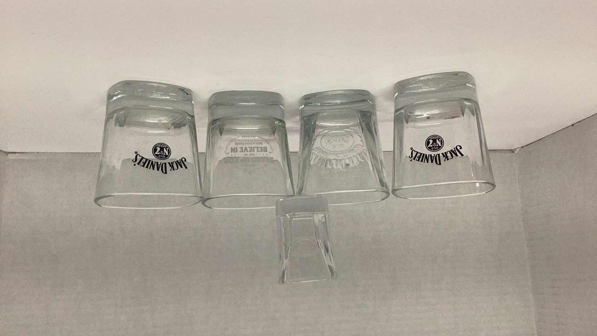 Photo 1 of 5 COLLECTIBLE JACK DANIELS WHISKEY GLASSES