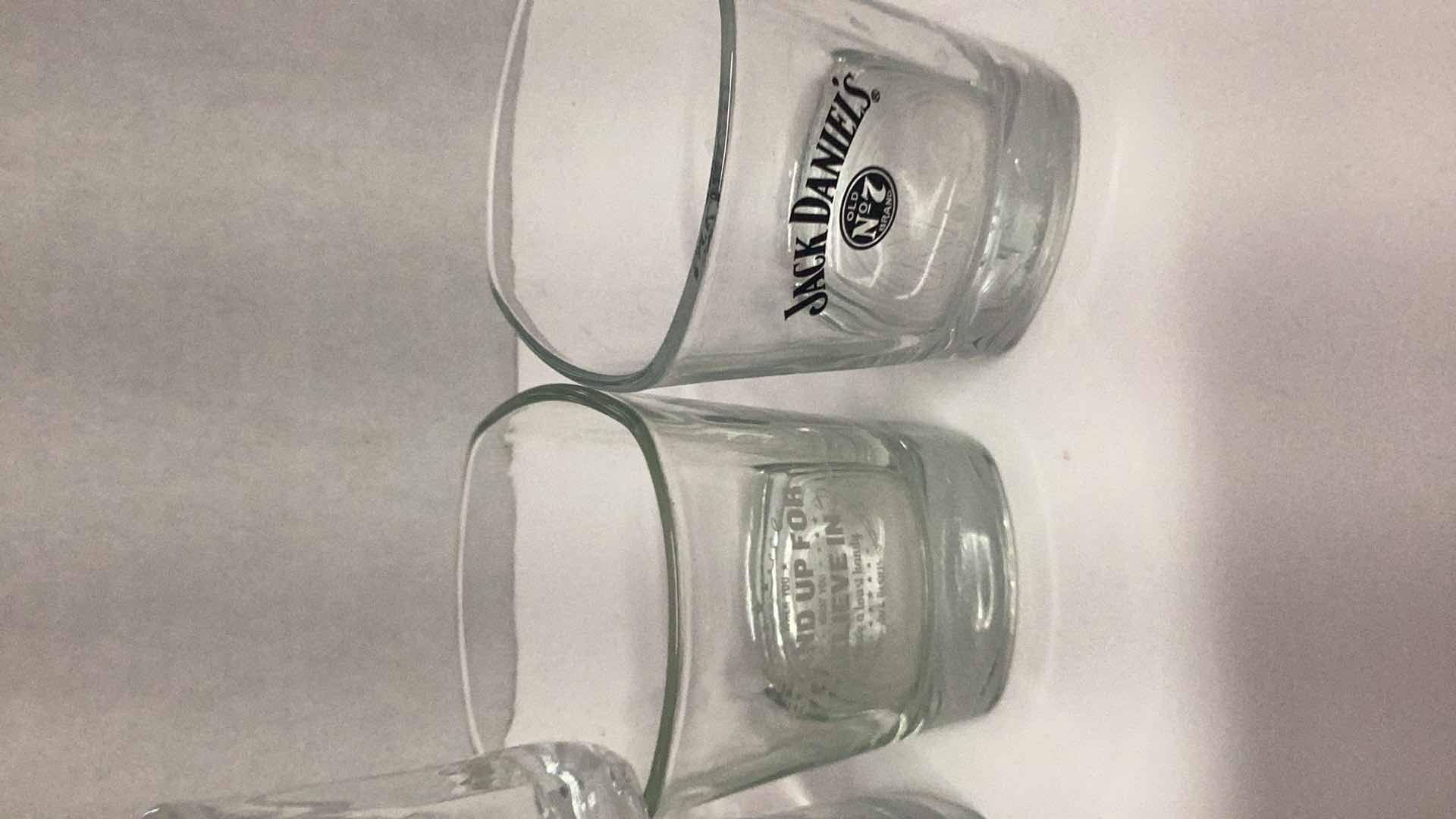 Photo 4 of 5 COLLECTIBLE JACK DANIELS WHISKEY GLASSES