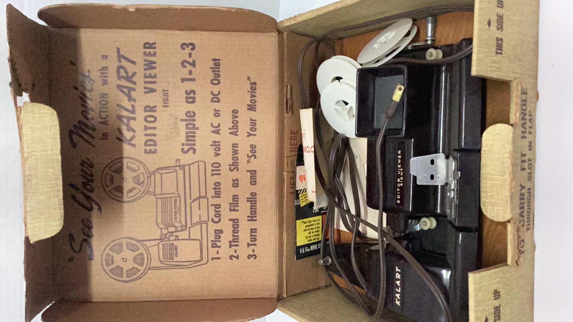 Photo 2 of VINTAGE KALART EDITOR VIEWER FOR 8MM MOVIES UNTESTED