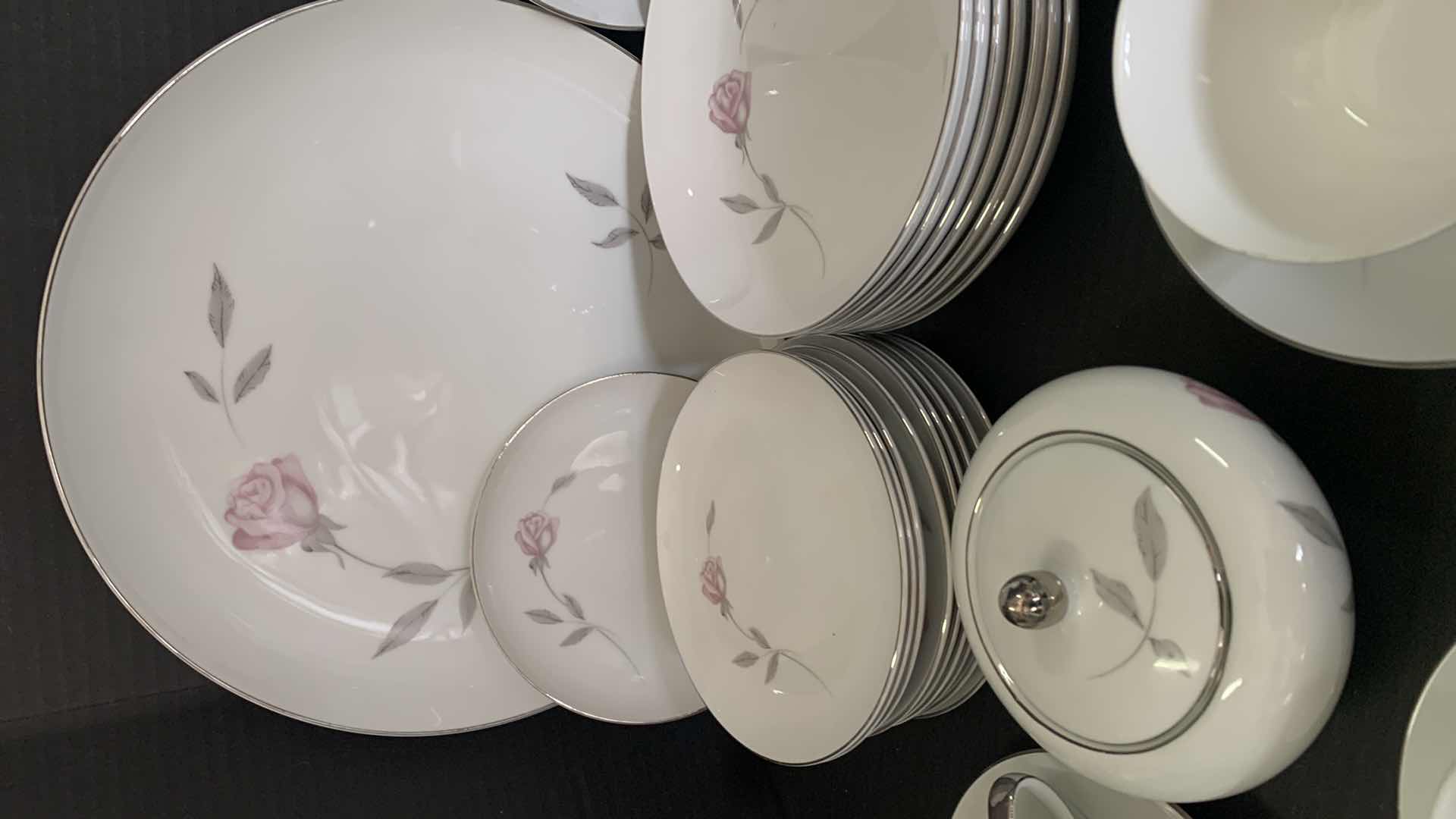 Photo 6 of MIKASA PRIMROSE PORCELAIN DINNERWARE, 45 PIECES