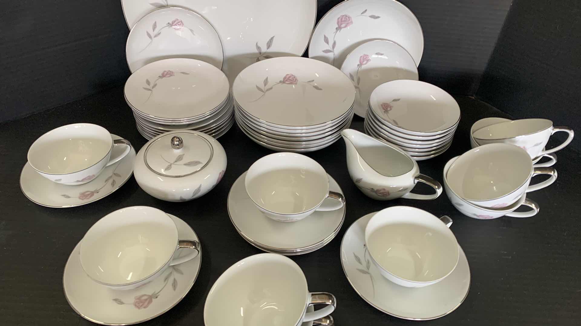 Photo 1 of MIKASA PRIMROSE PORCELAIN DINNERWARE, 45 PIECES