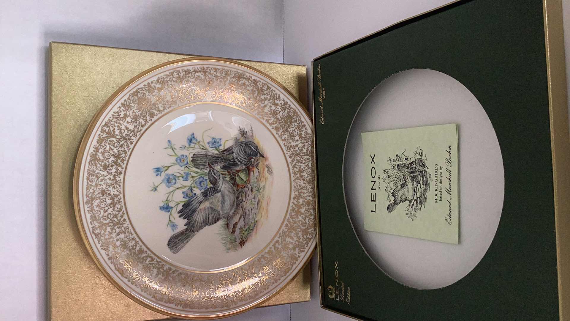 Photo 1 of LENOX “THE MOCKINGBIRD” 1978 COLLECTIBLE PLATE